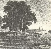 william r clark, charles sturt den australiska utorskningens fader upptackte darlingfloden 1828 och foljde den nedstroms till dess sammanflode med murtay floden.